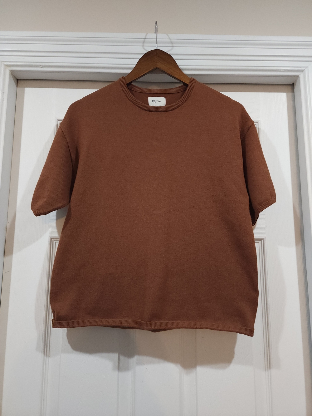 Rhythm Women's Crewneck Sweater in Rust